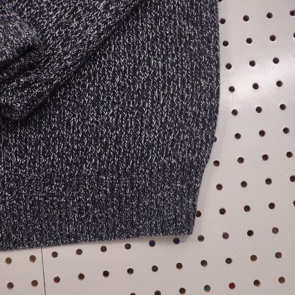 Gap Navy & Gray Flecked Crew Neck Sweater, Thick Knit, Size Large - Picture 5 of 7